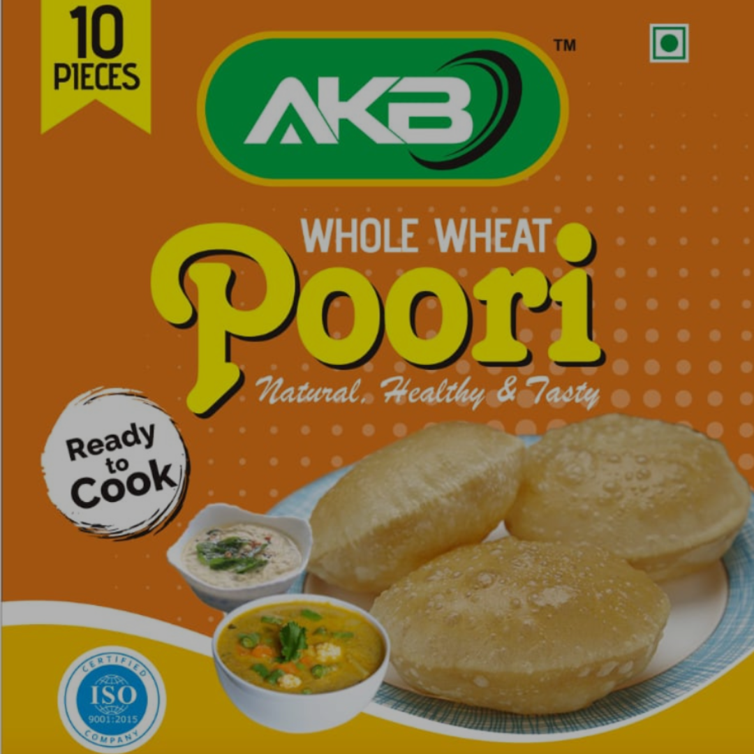 AKB WHOLE WHEAT POORI