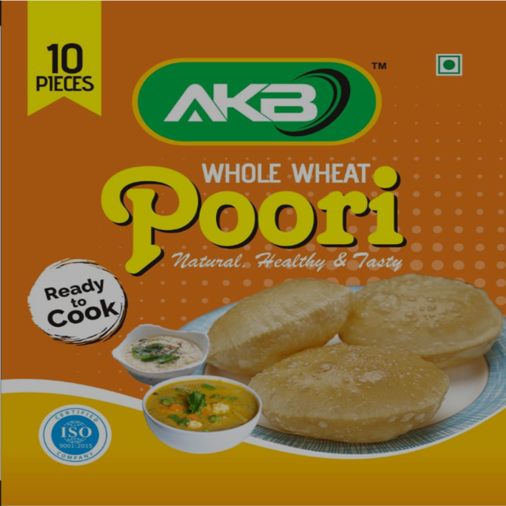 AKB WHOLE WHEAT POORI